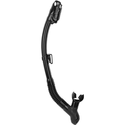 Tuba de plongée pour baleine Flexible professionnel Sec Équipement de snorkeling sous-marin Black gray
