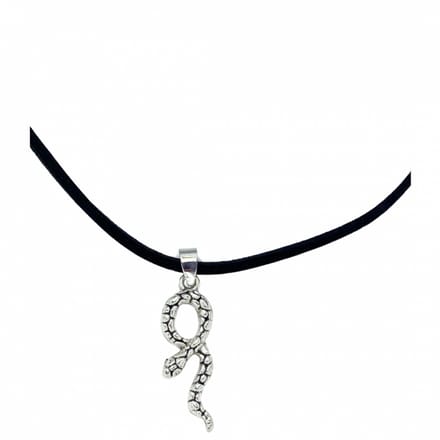 Ketting slang zilverkleur 45 cm - Charme Bijoux
