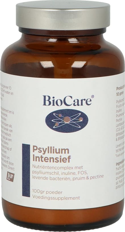 BioCare Psyllium Intensief - 100 gram - Pre-/biotica supplementen