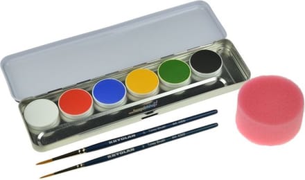 Kryolan Aquacolor Waterschmink palette  - A
