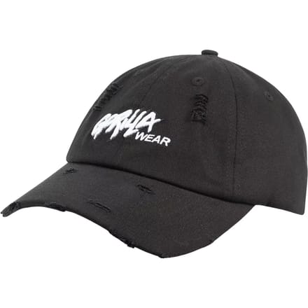 Gorilla Wear Galway Distressed Cap - Pet - Zwart