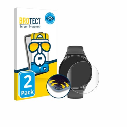 BROTECT - Screenprotector voor Blackview X20 1.43" - Folie Beschermfolie transparant volledig dekking - 2 Stuks
