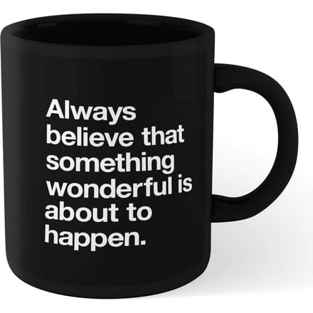 The Motivated Type Something Wonderful Mug - Black