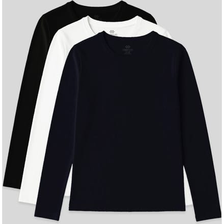 Dames Lange Mouwen T-shirt met Ronde Hals