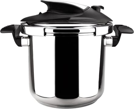 Snelkookpan - Druppan - Sneller Koken - 5 Veiligheidssystemen - 6 Liter - Metallic