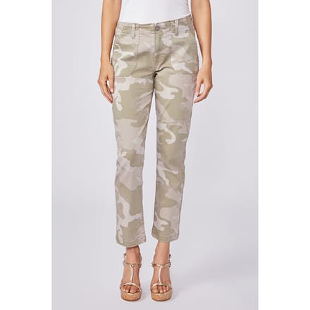 PAIGE Mayslie Straight Ankle Camo Print Größe: W27 | Straight Jeans Outlet | Damen