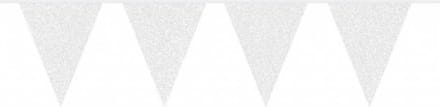 Witte Slingers Glitter 6 meter