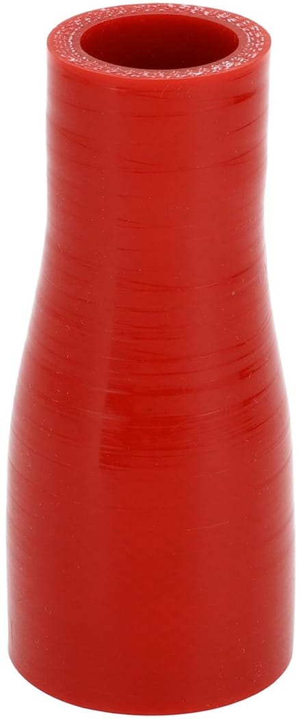 Dailygoods- Koelslang Siliconen - Binnendiameter 25 mm/38 mm - Lengte 100 mm - Temperatuur 300 °C - Meerlaags Geweven - Rood - Siliconenslang