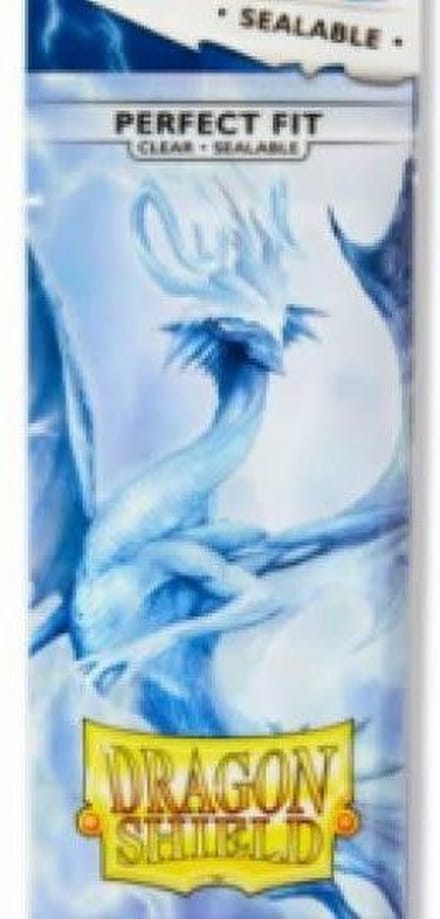 Dragon Shield SLEEVES Dragon Shield Perfect Fit Clear Sealable -