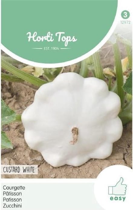 Hortitops Courgette Custard White