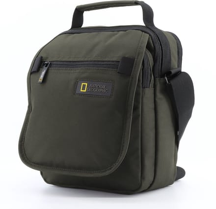 National Geographic Mutation Schoudertas 1,5L RFID Khaki - Khaki