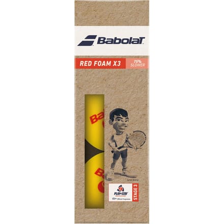 Babolat Red Foam (Stage 3) Zak Met 3 Stuks