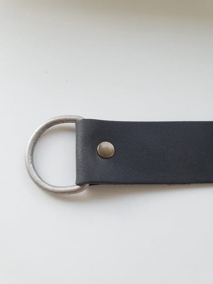 Gordijn embrasse leer3cm Antraciet