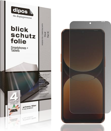 dipos – Matte Privacy Screenprotector geschikt voor Oscal Flat 3C | Anti-Spy Beschermfolie
