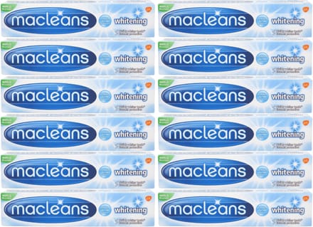Macleans Tandpasta – Whitening – Voordeelverpakking 100 ml (12 stuks)
