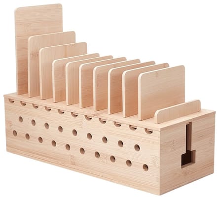 Dailygoods - Laadstation Organizer voor Meerdere Apparaten van Bamboe