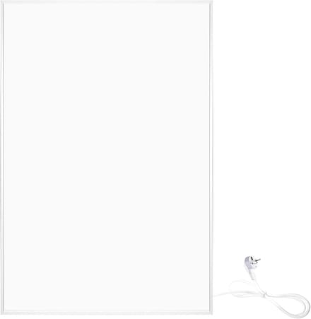 Elektrisch Paneel - Infraroodwarmte - Bijverwarming Huis - Stille Werking - 60x90 cm - Wit