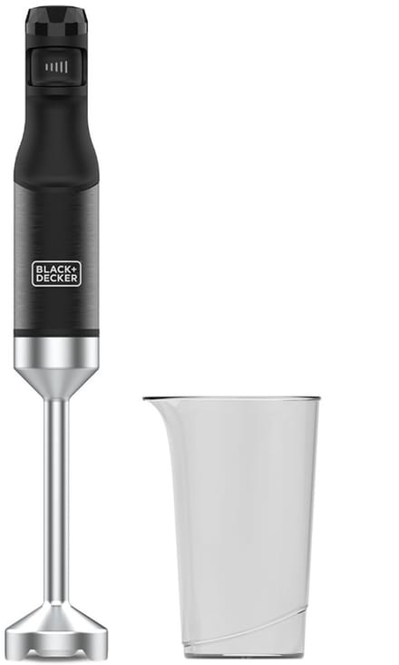 Black & Decker BXHB1501E Staafmixer 1500 W Zwart, Roestvrijstaal