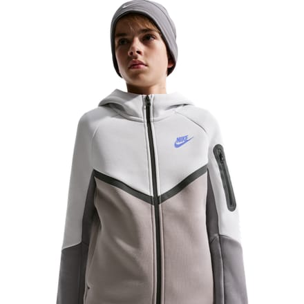 Nike Tech Hoodies Kinder - Grijs - Maat 128 - 137 CM