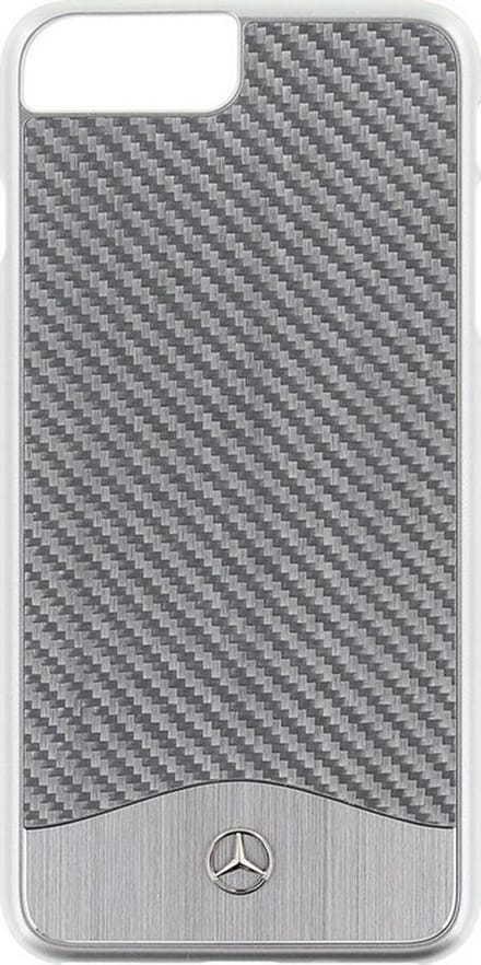 Mercedes-Benz Carbon Back Case - Apple iPhone 7/8 Plus (5.5") - Zilver