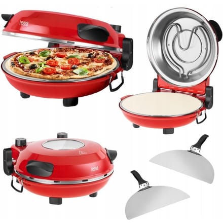Teesa Supreme+ Serie - Pizzaoven - 1200W - 405°C - Keramische Steen