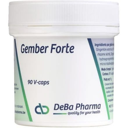 Deba Pharma Gember-forte Capsules (90 vega capsules)