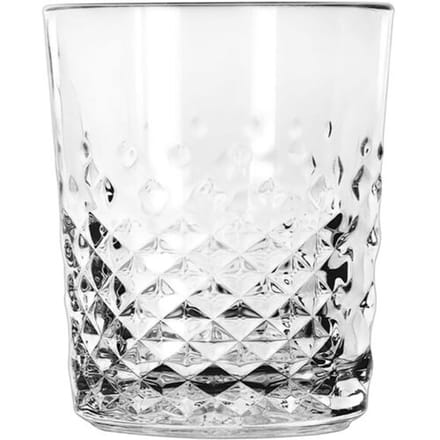 Libbey Ocular D.O.F. Drinkglazen - Waterglazen Set - Transparant Reliëfglas - 355 ml - 12 Stuks