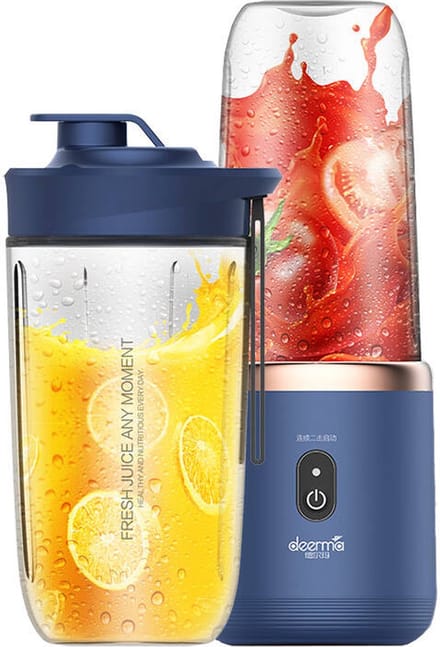 Deerma NU06 Mini Draadloze Sap Blender Blauw [Blenders - Deerma]