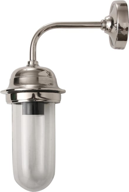 PTMD Corby Nickel messing wandlamp maat in cm: 15 x 9 x 18 - Zilver