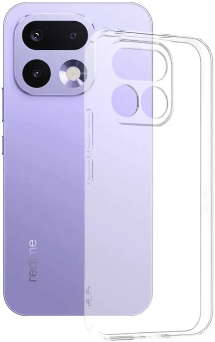 Hoesje geschikt voor Realme 16 Pro - Techsuit Clear Silicone Back Cover - Transparant