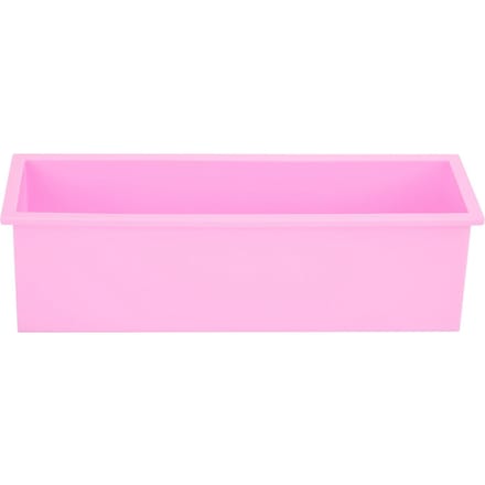 1200ML Rechthoekige Siliconen Zeepvorm DIY Toast Vorm Maakdoos Gereedschap roze