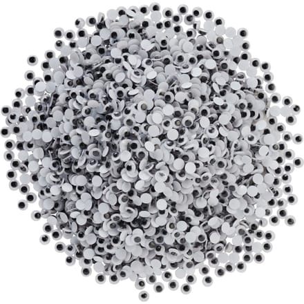 VBS Wiebeloogjes om op te plakken "Rond", 6 mm, 3.000 stuks