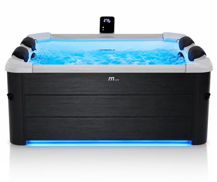 MSpa Oslo Frame Jacuzzi 6 Persoons - Zwembad Verlichting - Buitenbad - Hottub - Bubbelbad - Hottubs - Spa Accessoires - Jacuzzi