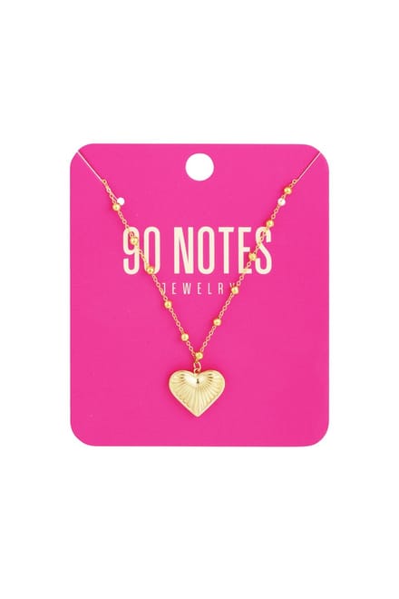 90 NOTES - Wild Heart Ketting - goudkleurig