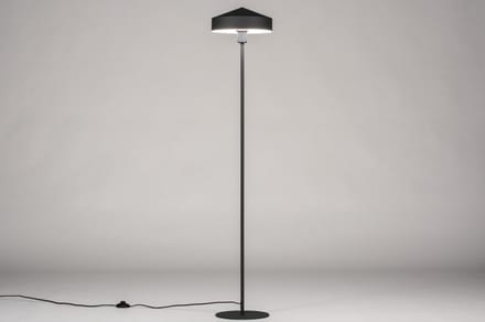 Lumidora Vloerlamp 74189 - SAMM - E27 - Zwart - Metaal - ⌀ 29 cm