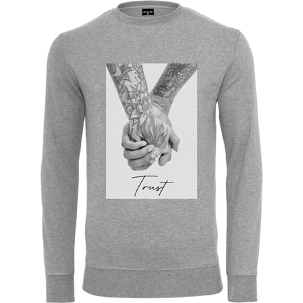Mister Tee - Trust 2.0 Crewneck sweater/trui - M - Grijs