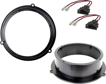 Luidsprekeradapter Achterdeur - Speakerhouder Set - Audi Audio Upgrade - Plug & Play Installatie - 165 mm DIN