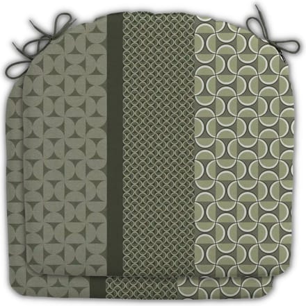 Madison - Zitkussen - Universeel - 2 stk. - 46x48 cm - Pasa Groen - Stapelstoel - Groen