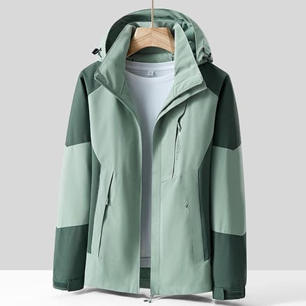 Dames Lente en Herfst Dunne Bergbeklimjas Effen Kleur 3XL gray