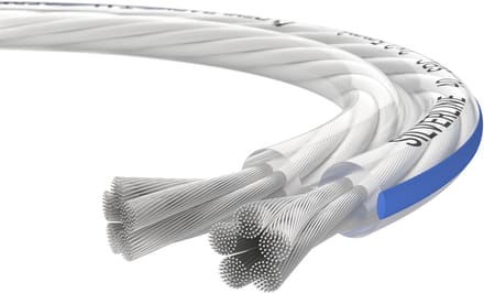 Oehlbach D1C340 Luidsprekerkabel 2 x 4 mm² + 2 x 4 mm² Transparant 1 stuk(s)