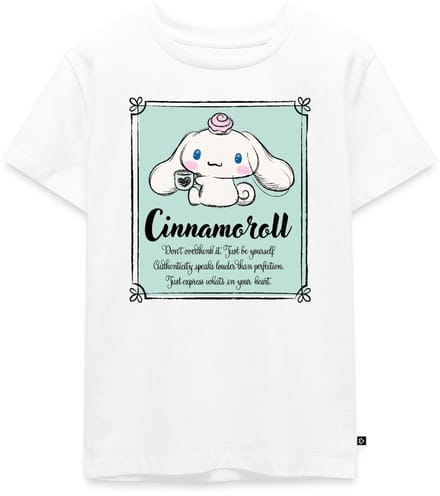 Cinnamoroll Don't Overthink It. Just Be Yourself Premium T Shirt Kinderen