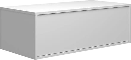 Vente-unique Zwevend badkamermeubel - Wit - 94 cm - TEANA II