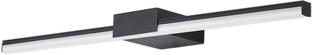 Spiegel Verlichting Led - Spiegellamp - Badkamer - Badkamer Verlichting - Zwart - 55 cm