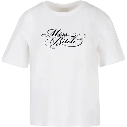 Dames-T-shirt Miss Tee Miss Bitch