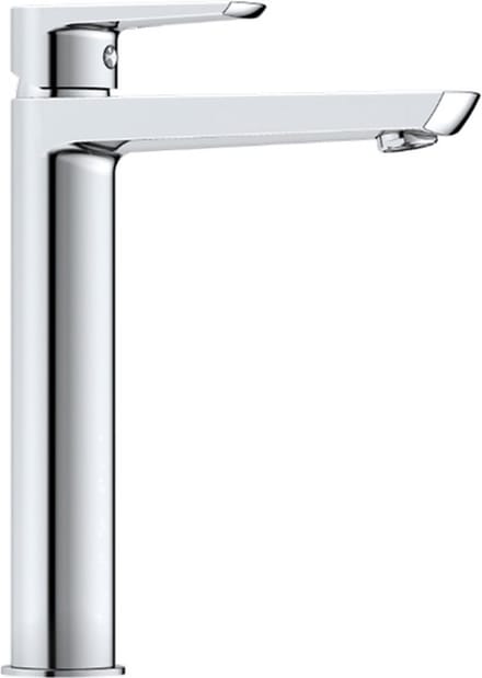 Allibert Inbouw Wastafelkraan Vision - Hoge Uitloop - Chroom - 20,8cm