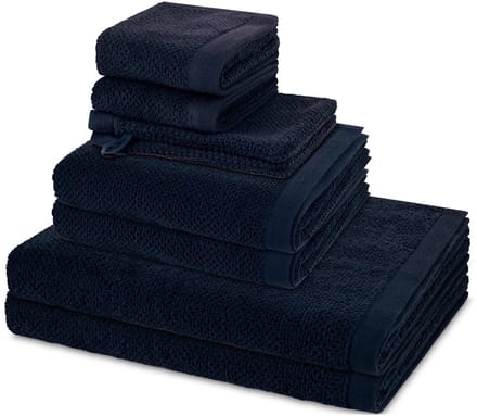 Möve Sonstiges 2 X washandjes 2 X gasten- 2 X douche- 2 X handdoek - in set 8 pack Bliss