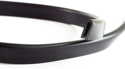 Randbescherming en Afdichtprofiel 1,5-3,0 mm - EPDM, Zwart, 3 m