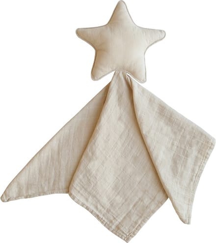 Mushie Knuffeldoek Lovely Ster - Fog