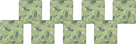 SASSARI - Tuinkussen set van 8 - Lichtgroen - 46 x 46 cm - Polyester