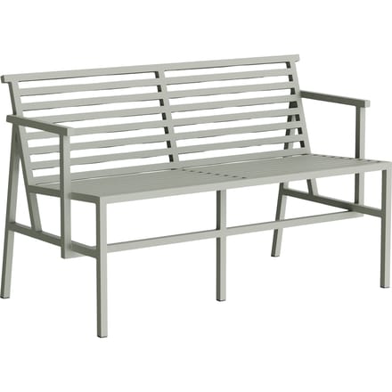NINE 19 Outdoors Bank met rugleuning - grey